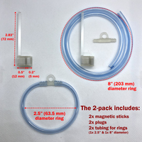 Magnetic Invisible Feeding Ring (Customizable and Auto-Leveling)